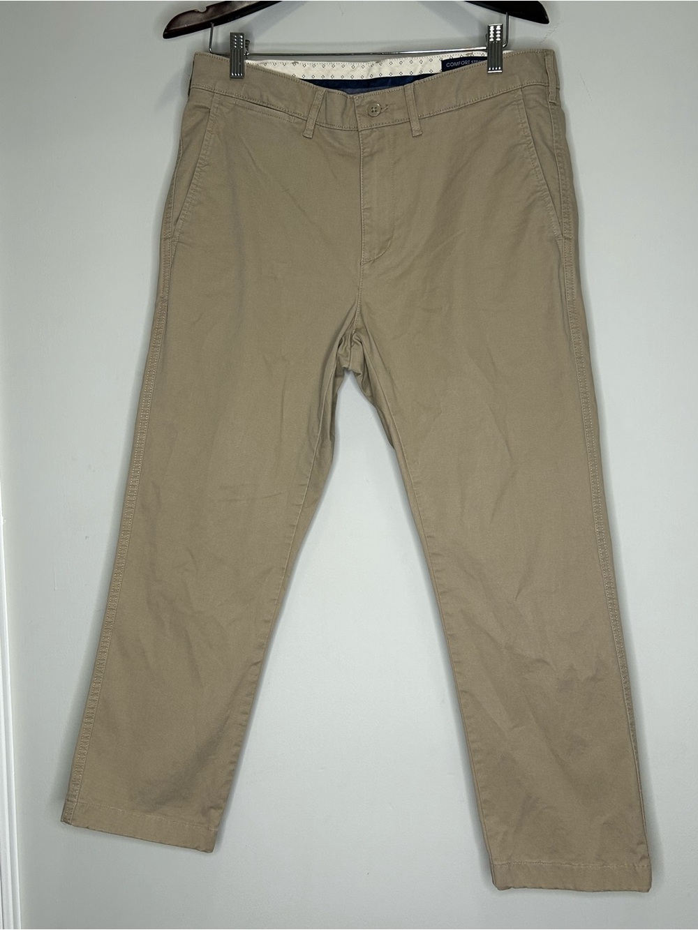Cremieux Men’s Comfort Stretch Khaki Chino Pants Size 33/30 Beige